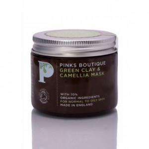 Pinks Boutique Green clay and camelia Mask 70g