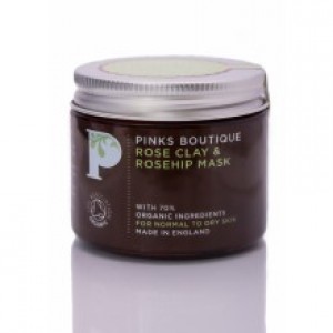 Pinks Boutique Rose Clay and Rosehip Mask 120g