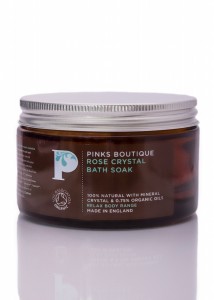 Pinks Boutique Rose Crystal Bath Soak 250g